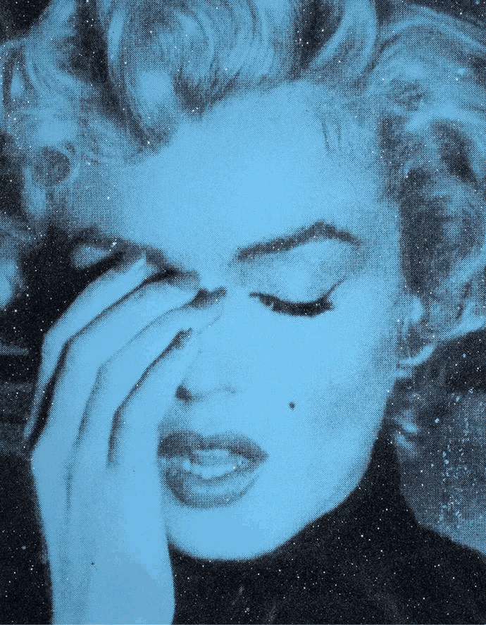 Russell Young's Marilyn Crying
