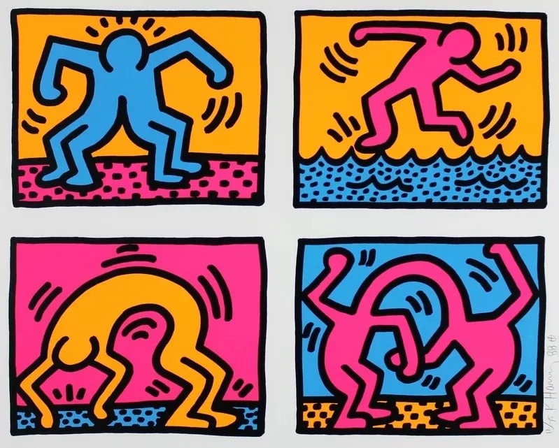 Keith Haring's Pop Shop Quads