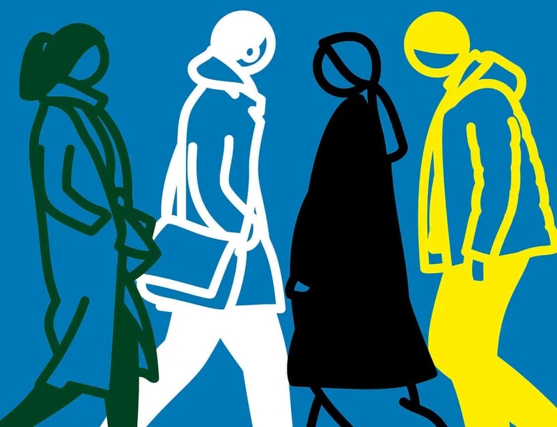 Julian Opie Simplified Forms