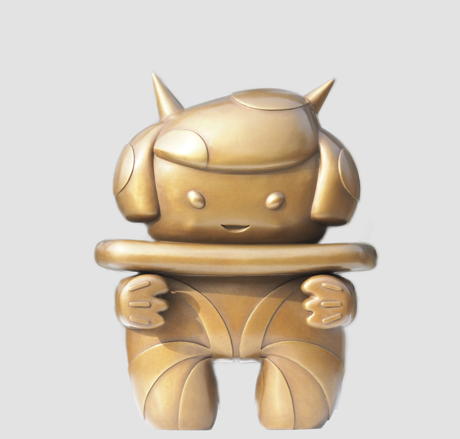 Adam Handler - Toki Girl Sculpture, 2025, Bronze hand-cast sculpture