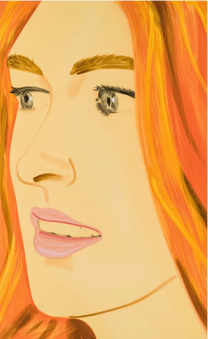 Alex Katz - Ariel 1, 2021, Silkscreen on Saunders Waterford 425 gsm fine art paper