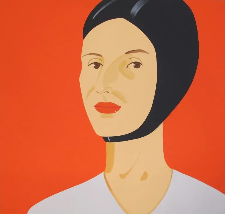 Alex Katz - Bathing Cap (Ada), 2012, Silkscreen