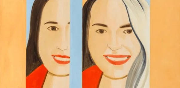 Alex Katz - Elizabeth 2, 2018, Oil on linen