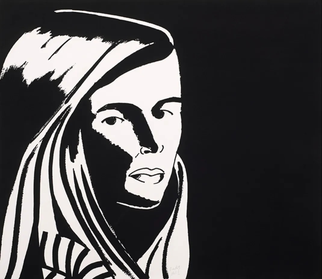 Alex Katz - Elizabeth III, 2013, Photoengraving and aquatint on Somerset satin white 300 gsm paper