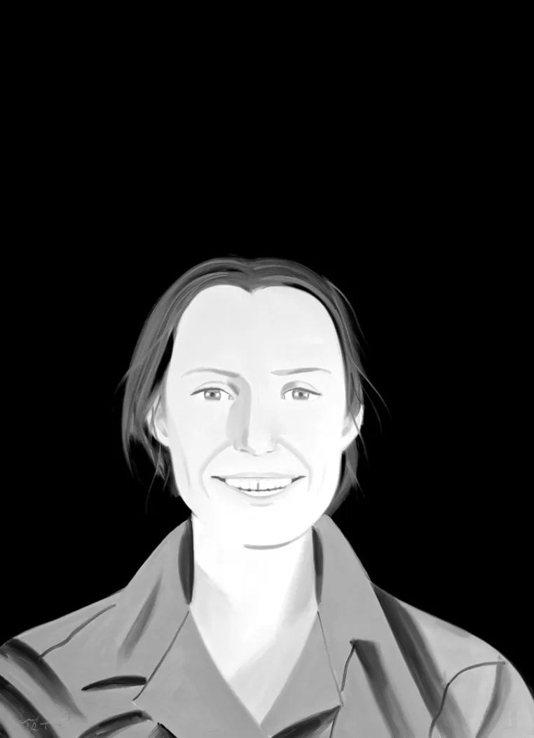 Alex Katz - Lauren, 2017, Archival pigment inks on Crane Museo Max 365 gsm fine art paper