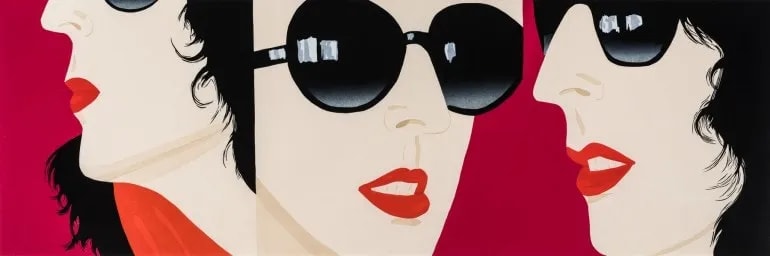 Alex Katz - Marisa, 2017, Woodcut and linoleum cut