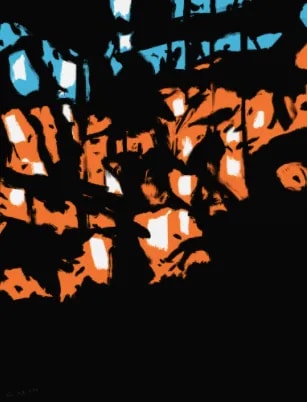 Alex Katz - Sunrise, 2020, Archival pigment ink on Innova Cotton Rag paper