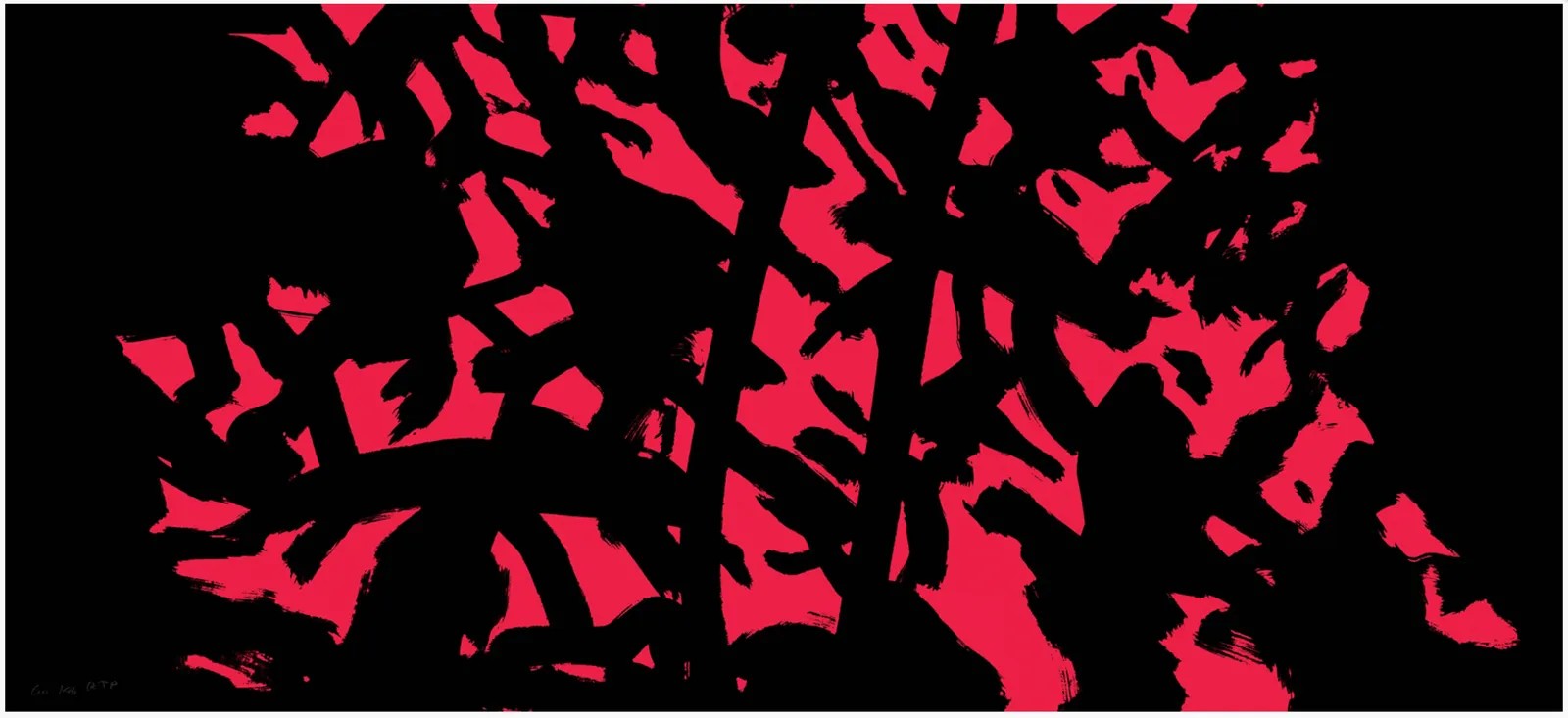 Alex Katz - Twilight, 2020, Archival pigment ink etching