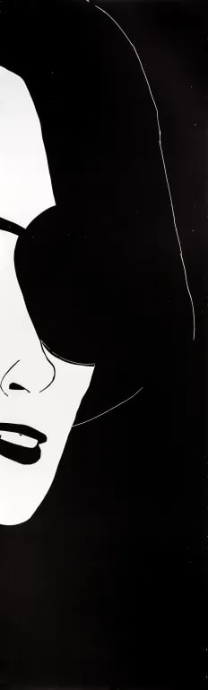 Alex Katz - Viven, 2023, Linocut