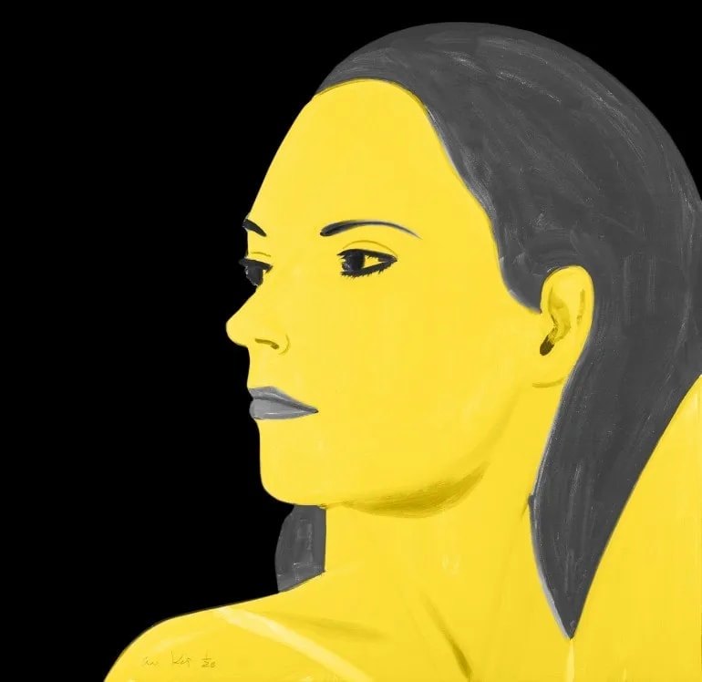 Alex Katz - Yellow Laura, 2018, Archival Pigment Inks