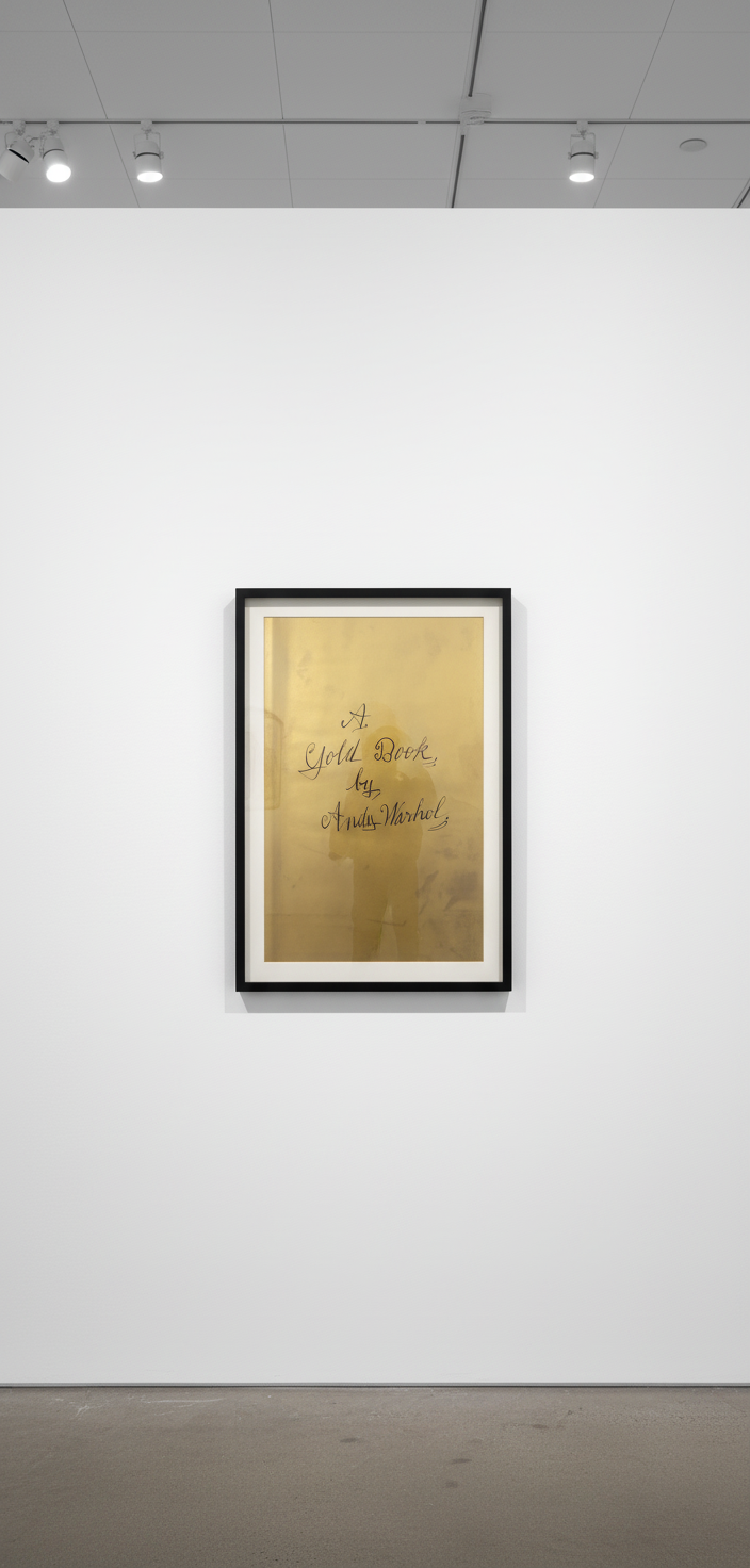 Andy Warhol - A Gold Book