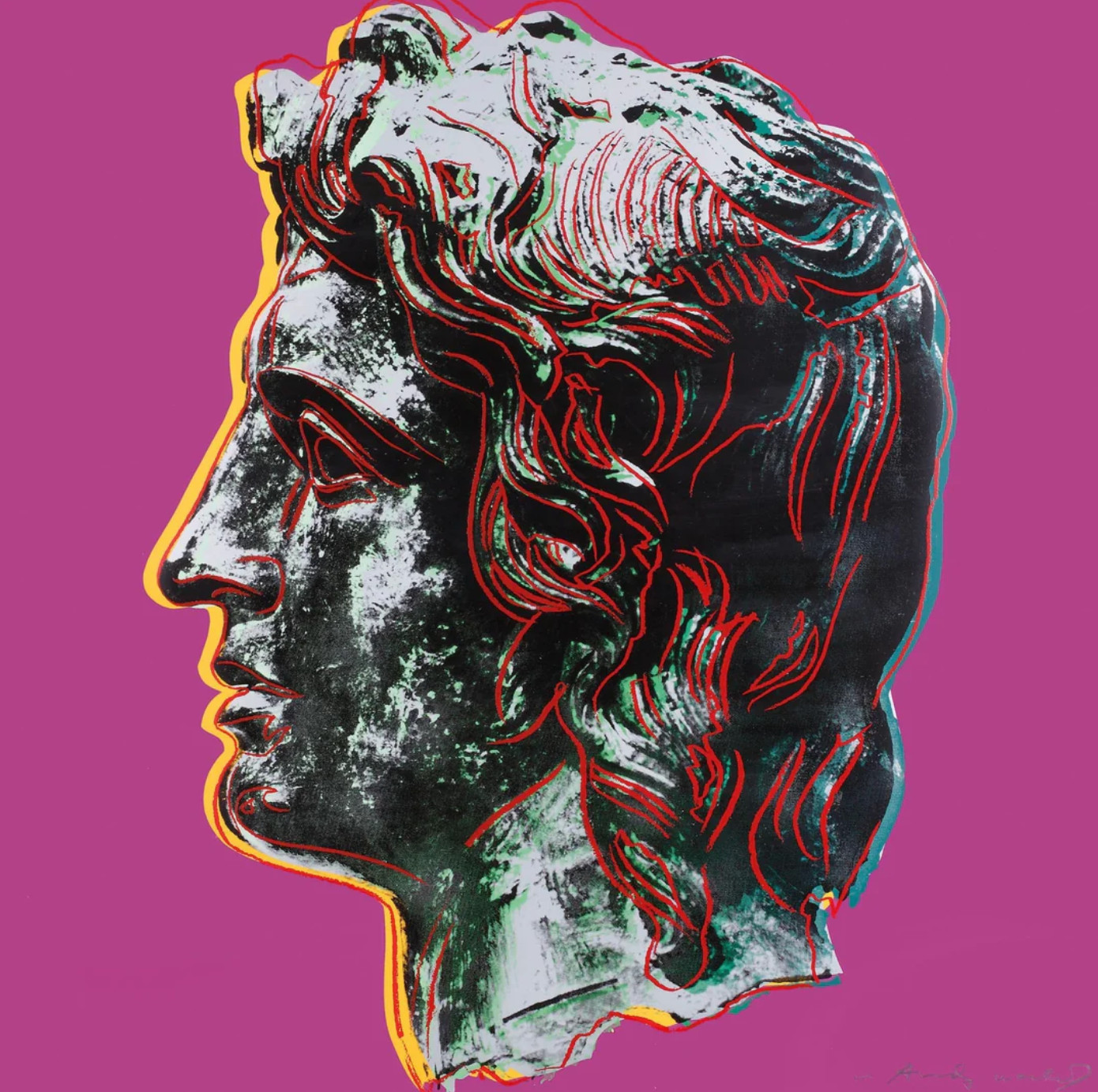 Andy Warhol - Alexander The Great F.S. II 291 - 292, 1982, Screen print on Lenox Museum Board