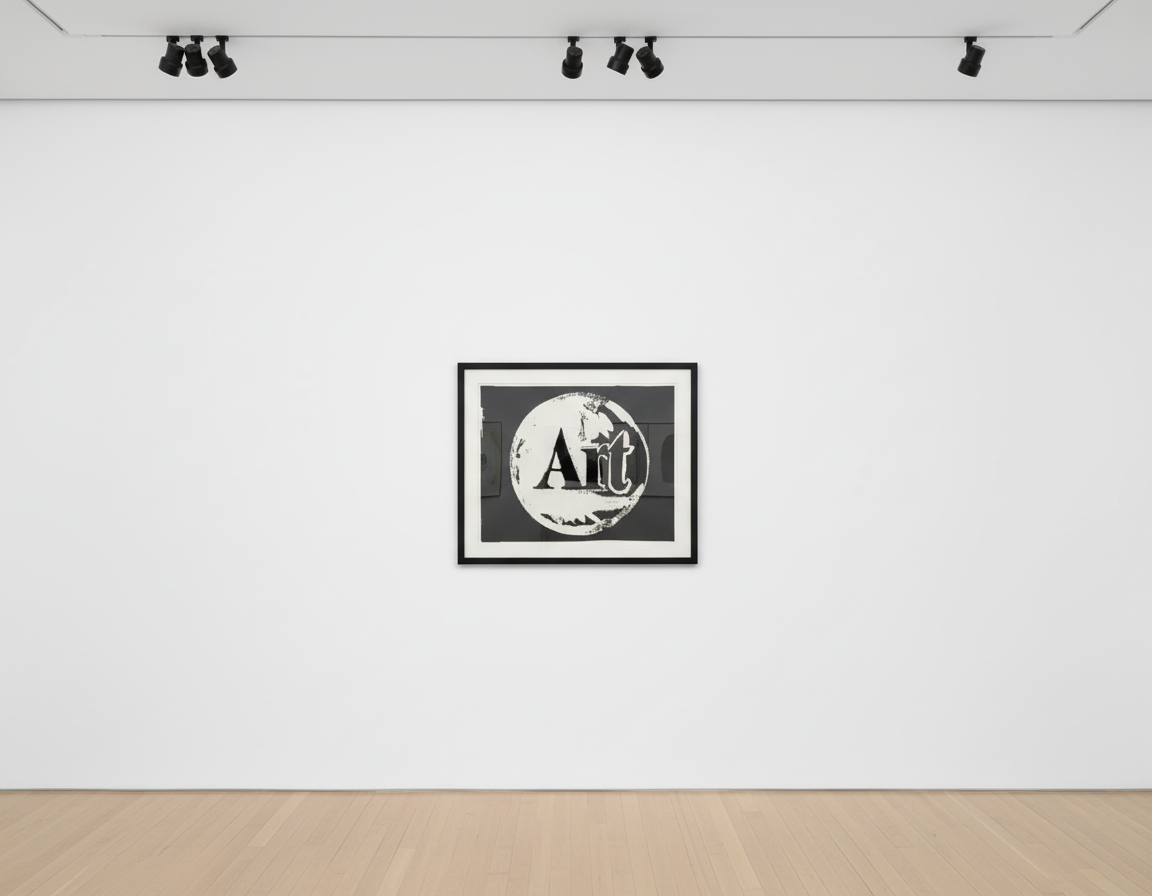 Andy Warhol - Art Negative, 1985-6, Synthetic polymer and silkscreen ink on canvas