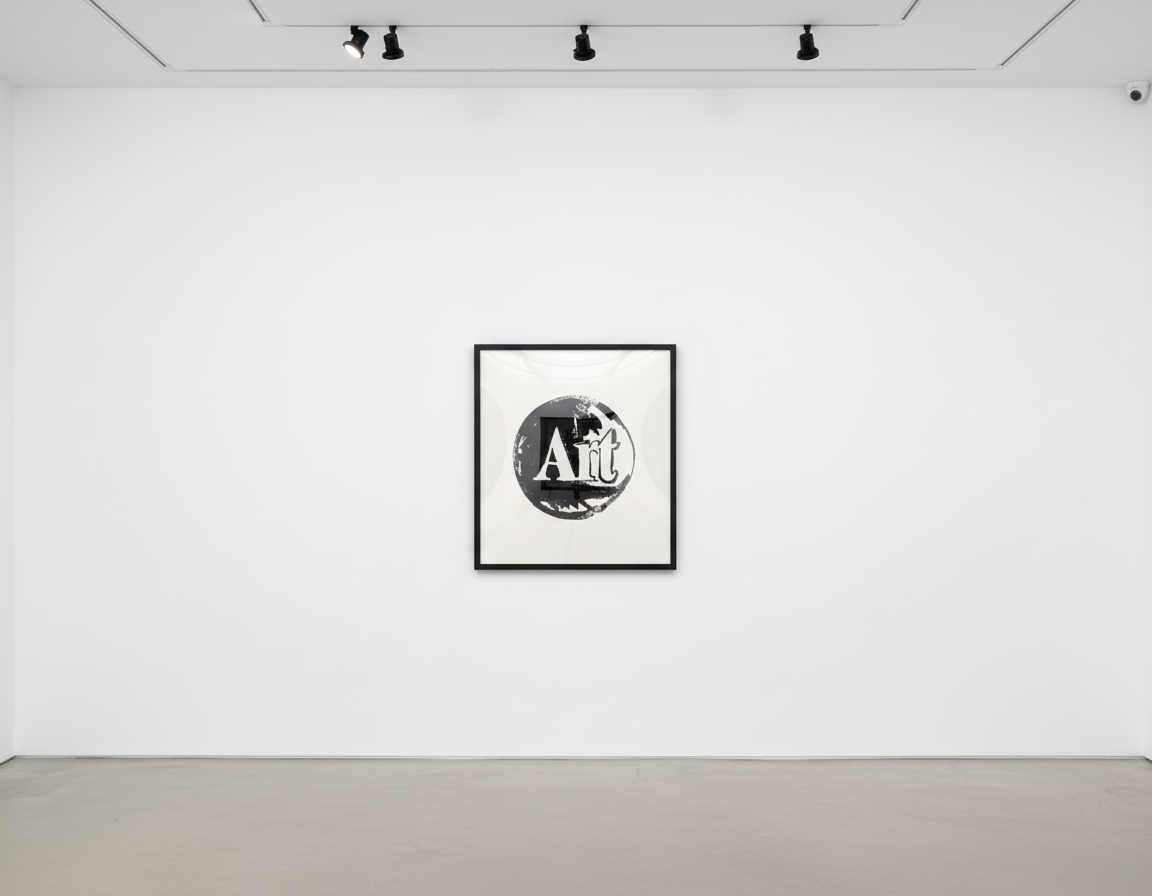 Andy Warhol - Art Positive, 1985-6, Synthetic polymer and silkscreen ink on canvas