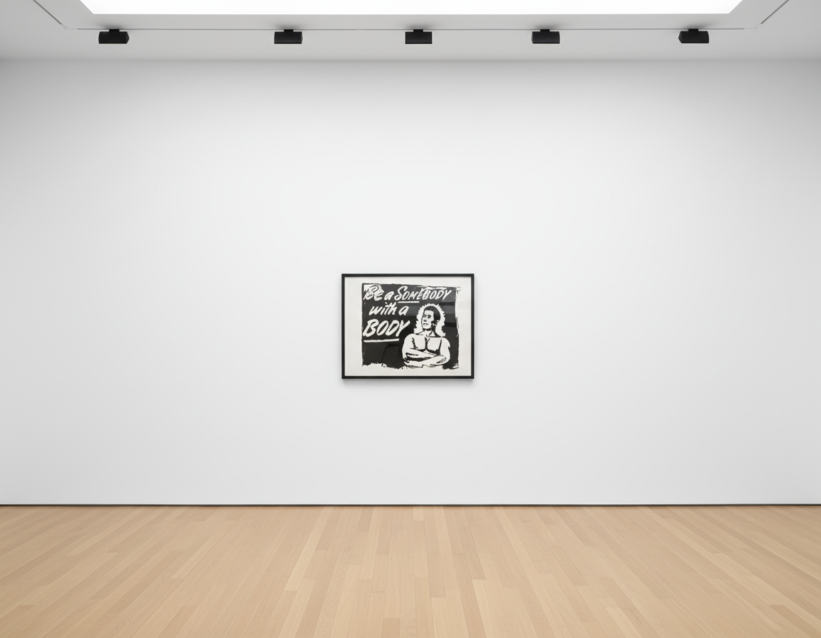 Andy Warhol - Be A Somebody With A Body, 1985 - 86, Acrylic and silkscreen ink on canvas