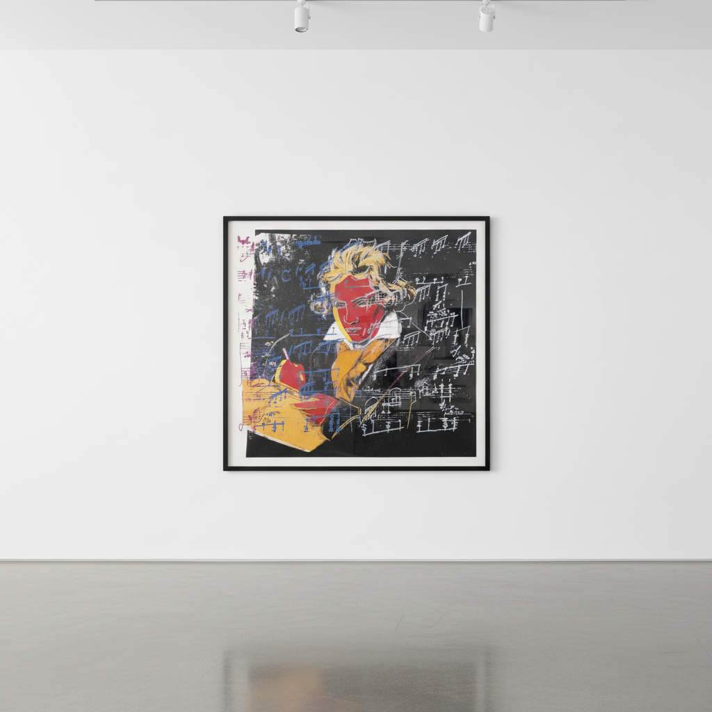 Andy Warhol - Beethoven Trial Proof TP 71/72, 1987, Screen print on Lenox Museum Board