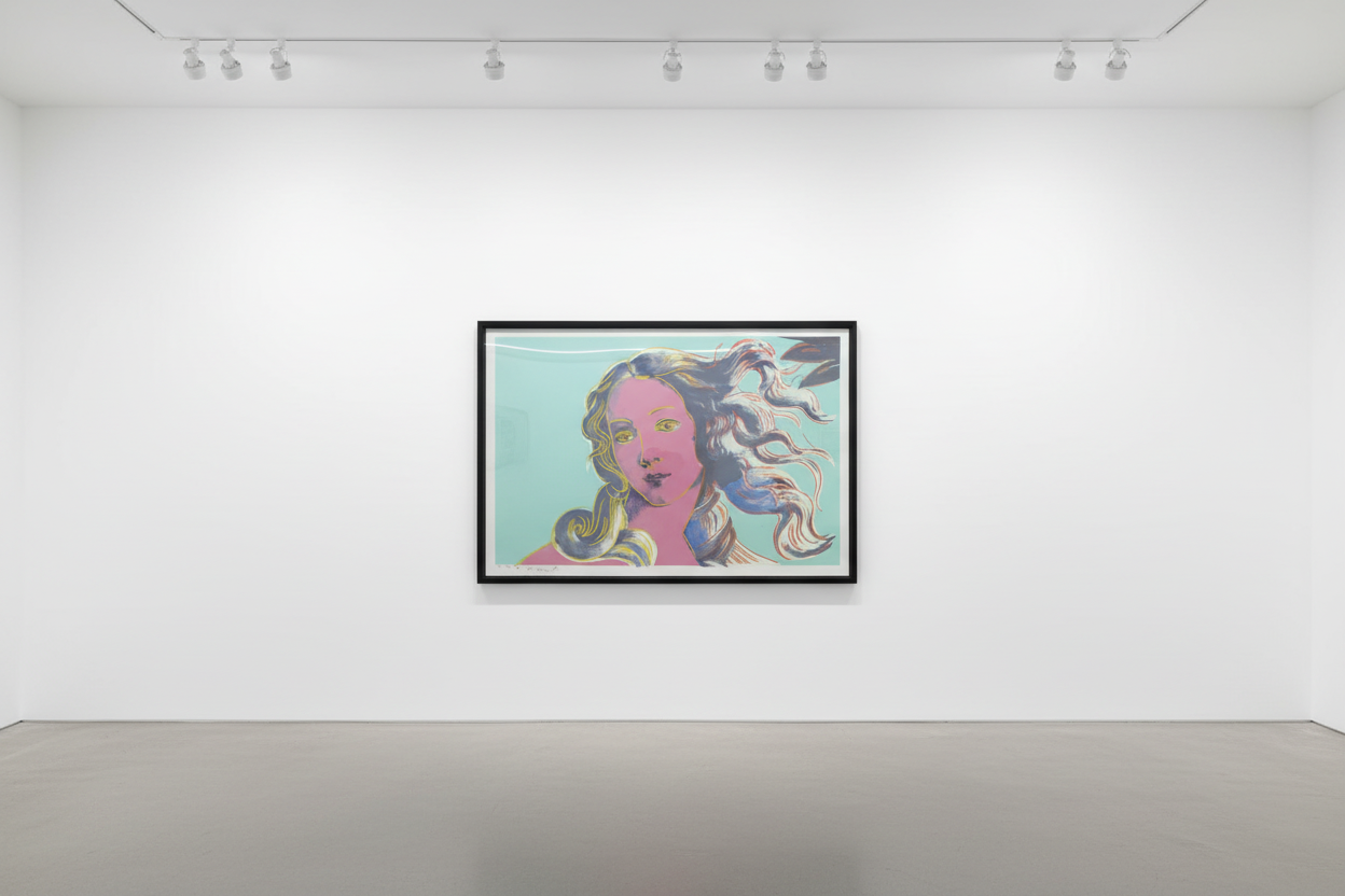 Andy Warhol - Birth Of Venus Trial Proof TP 10/36, 1984, Screen print on Arches Aquarelle Cold Pressed paper