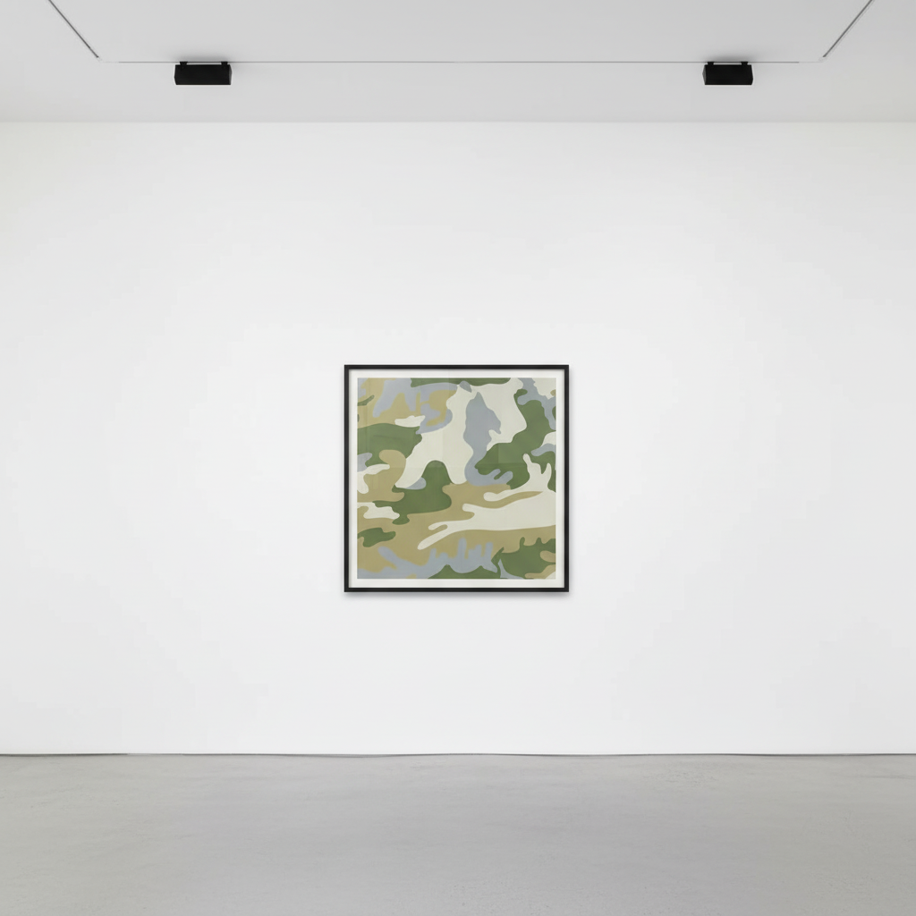 Andy Warhol - Camouflage F.S. II 407, 1987, Screen print on Lenox Museum Board