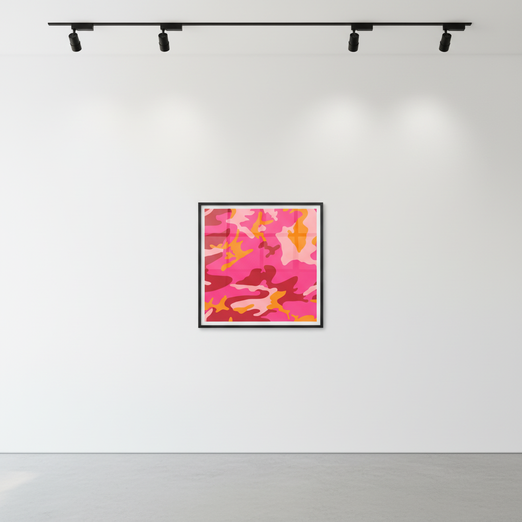 Andy Warhol - Camouflage F.S. II 408, 1987, Screen print on Lenox Museum Board