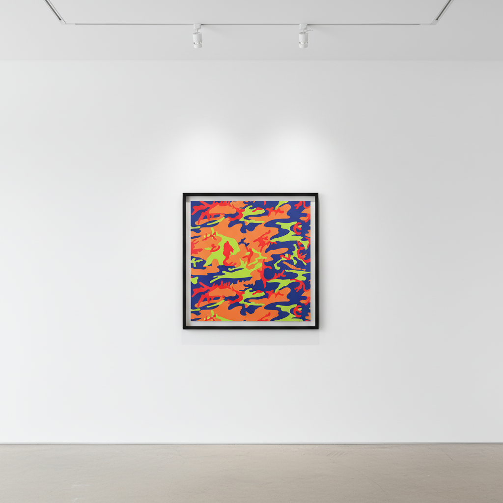 Andy Warhol - Camouflage F.S. II 412, 1987, Screen print on Lenox Museum Board