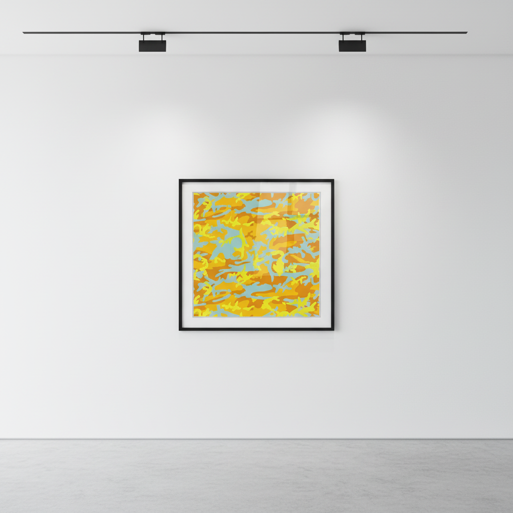 Andy Warhol - Camouflage F.S. II 413, 1987, Screen print on Lenox Museum Board