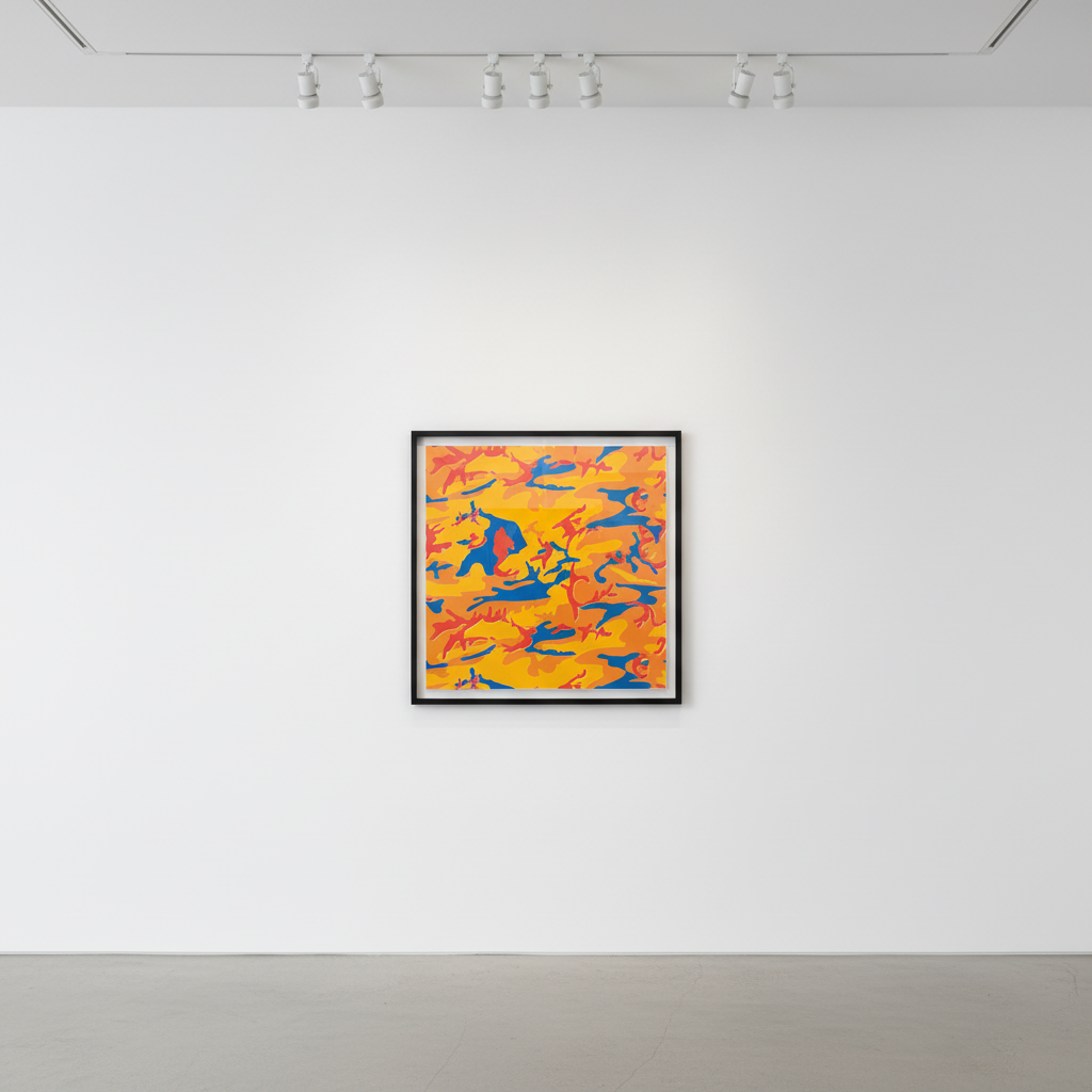 Andy Warhol - Camouflage Trial Proof TP 4/84, 1987, Screen print on Lenox Museum Board