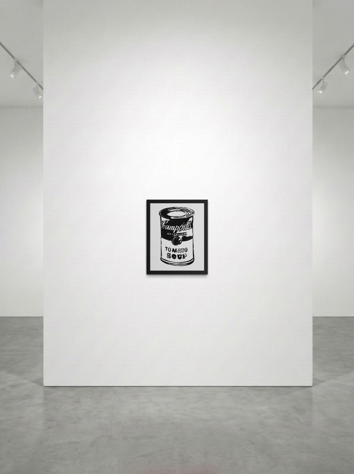 Andy Warhol - Campbell's Soup Can Tomato Soup, 1985, Acrylic and silkscreen ink on canvas