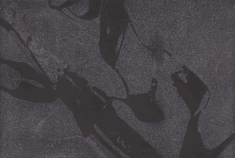 Andy Warhol - Diamond Dust Shoes F.S. II 250 (Deluxe Edition), 1980, Screen print with diamond dust on Arches Aquarelle wo...