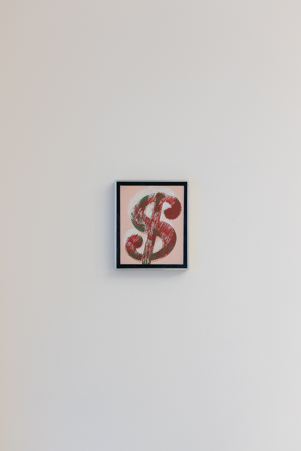 Andy Warhol - Dollar Sign, 1981, Silkscreen ink on canvas