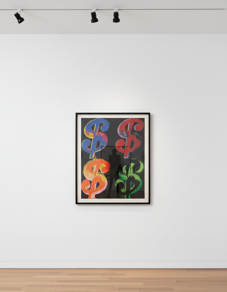 Andy Warhol - Dollar Sign F.S. II 281-282 (4), 1982, Screen print on Lenox Museum Board