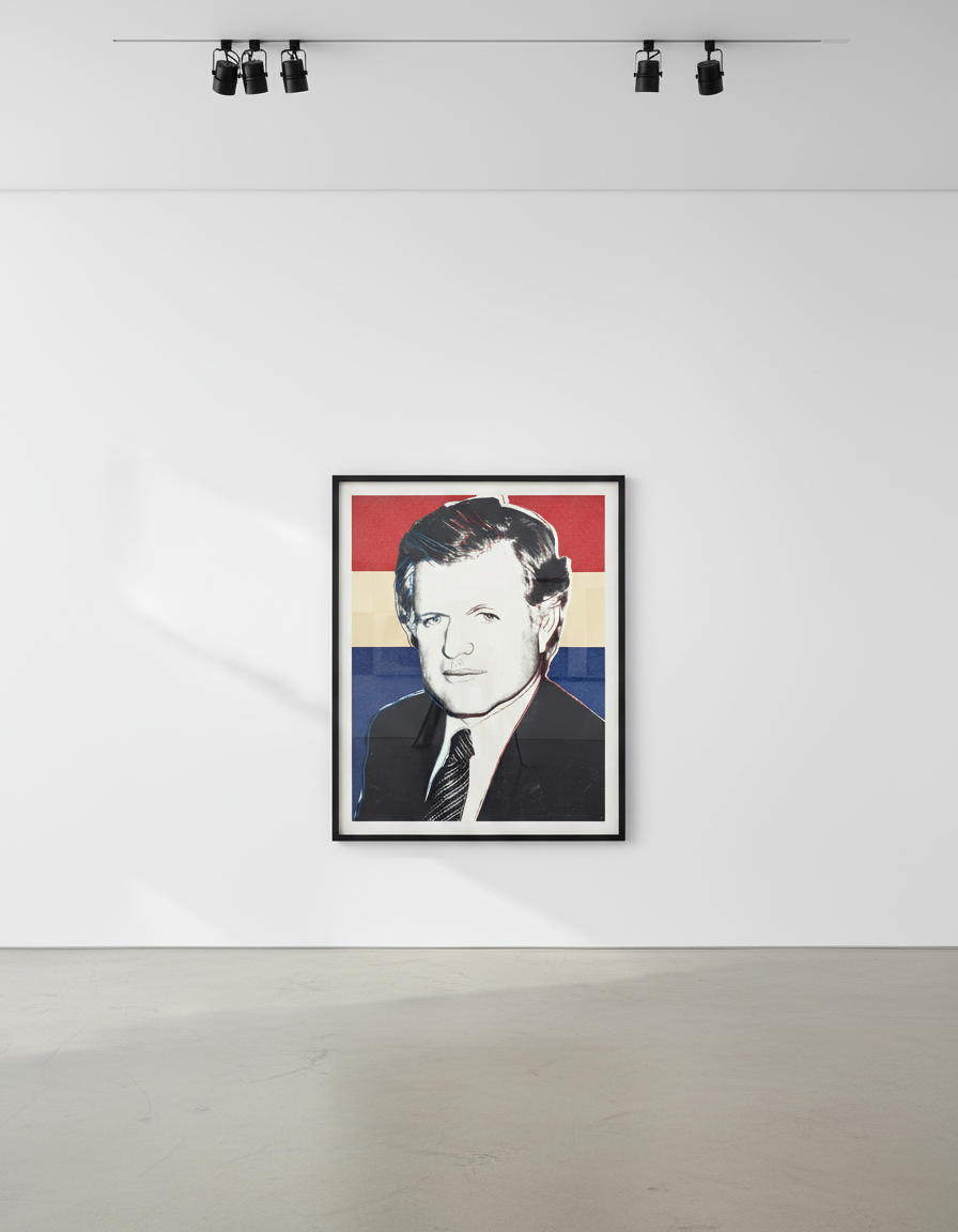 Andy Warhol - Edward Kennedy F.S. II 241 (Deluxe Edition), 1980, Screen print with diamond dust on Lenox Museum Board