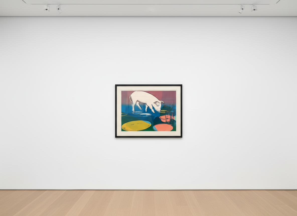 Andy Warhol - Fiesta Pig F.S. II 184, 1979, Screen print