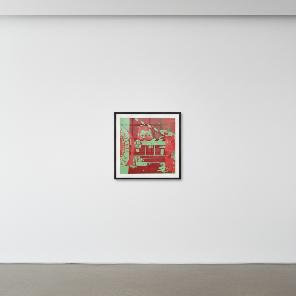 Andy Warhol - Flash - November 22 , 1963 F.S. II 40, 1968, Screen print and Teletype text on paper