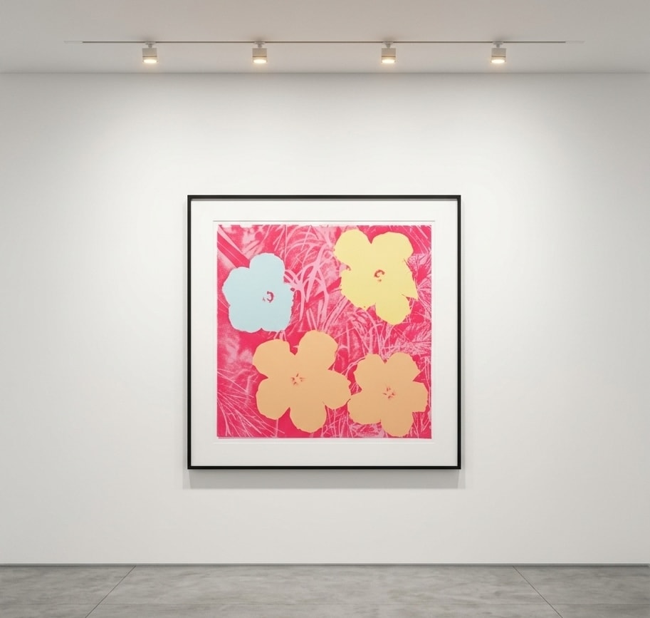 Andy Warhol - Flower Trial Proof, 1970, Screen print