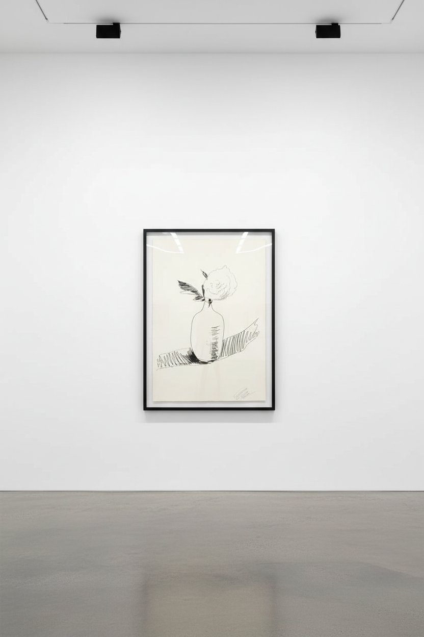 Andy Warhol - Flowers (Black and White) (FS II.108), 1974, Screen print on Arches paper and J. Green paper
Signed and numb...