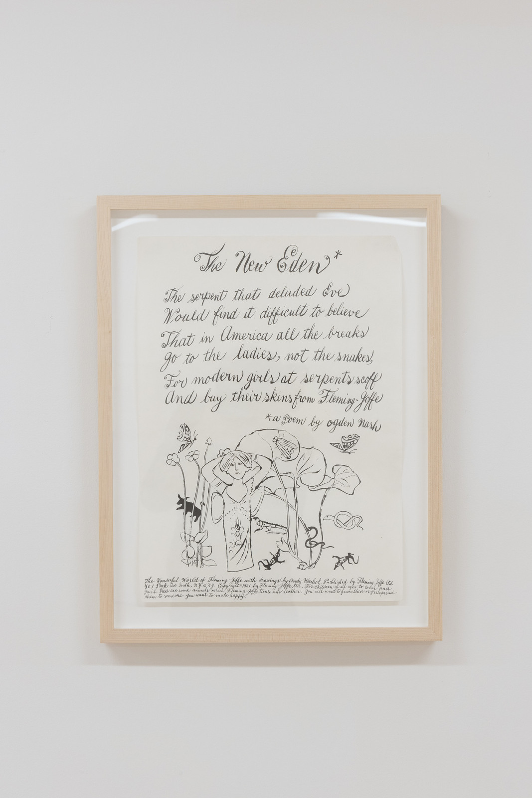 Andy Warhol - From The Wonderful World of Fleming-Joffe, The New Eden, 1960, Photo lithographed illustration