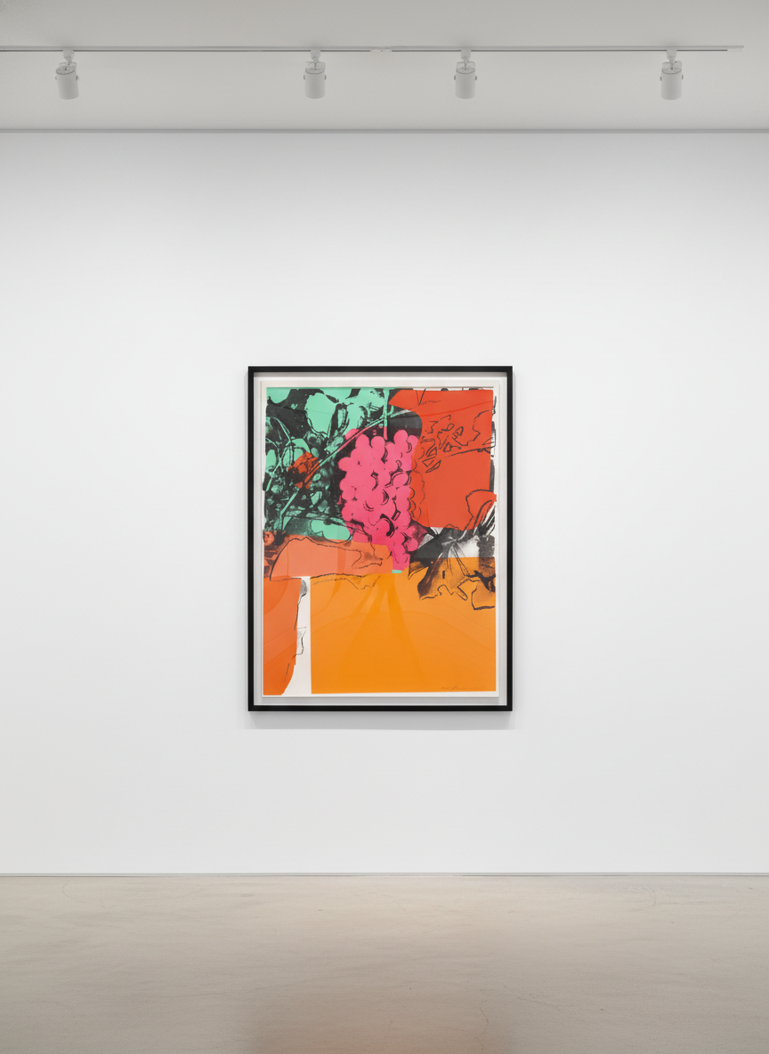 Andy Warhol - Grapes F.S. II 190, 1979, The complete set of six screen prints on Strathmore Bristol paper