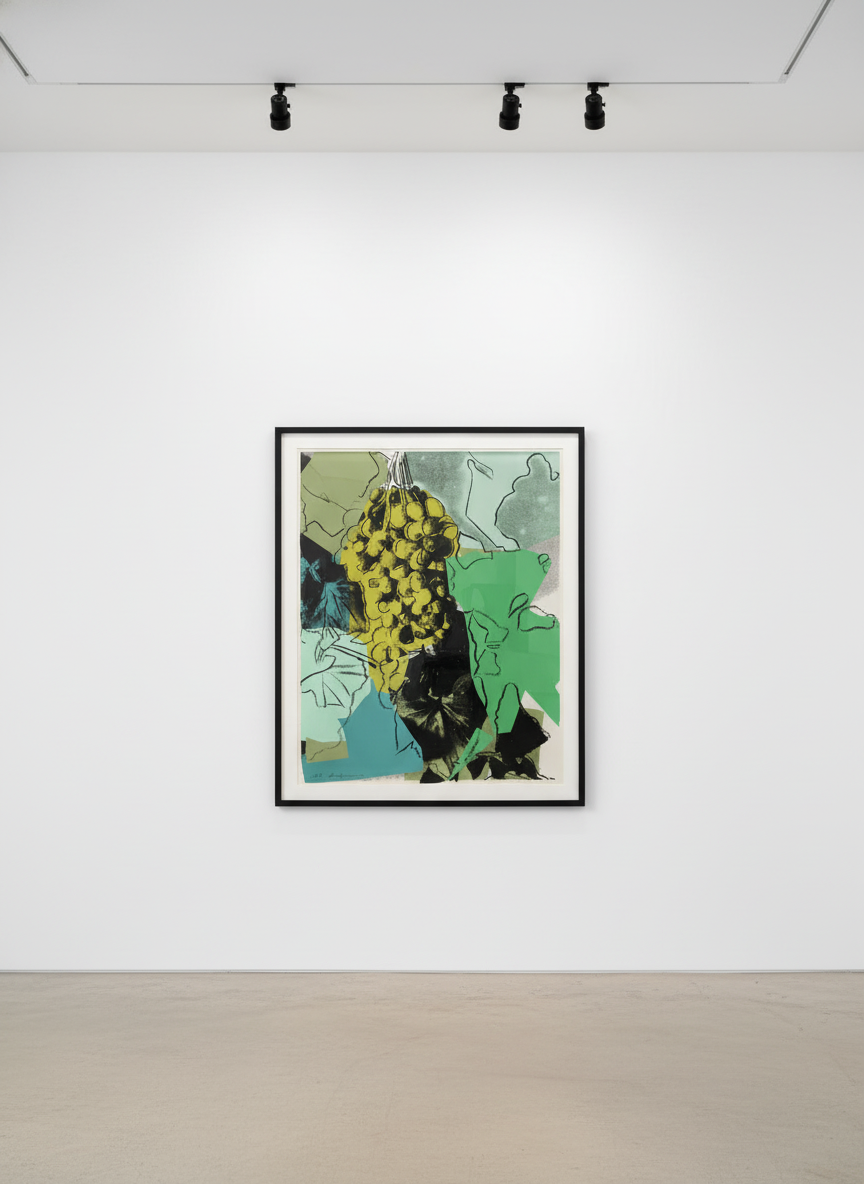 Andy Warhol - Grapes F.S. II 191, 1979, The complete set of six screen prints on Strathmore Bristol paper
