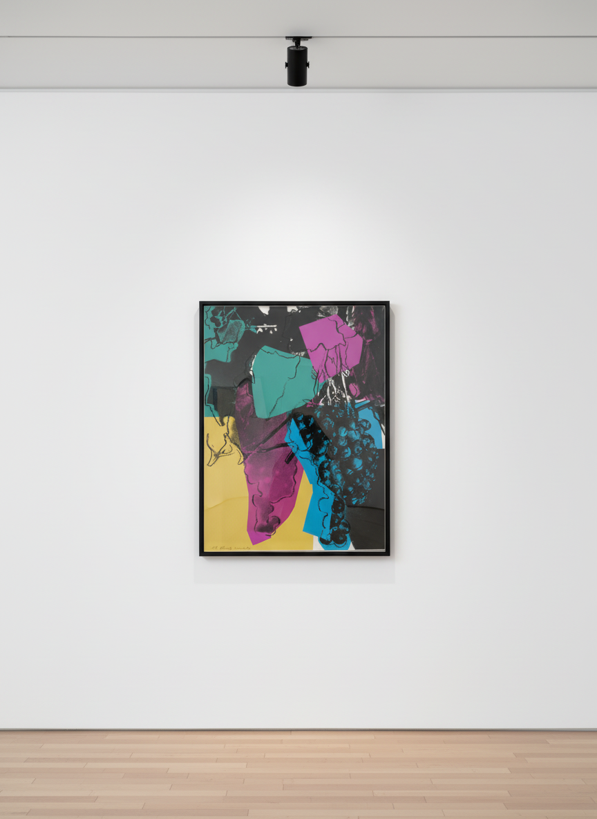 Andy Warhol - Grapes F.S. II 195, 1979, The complete set of six screen prints on Strathmore Bristol paper