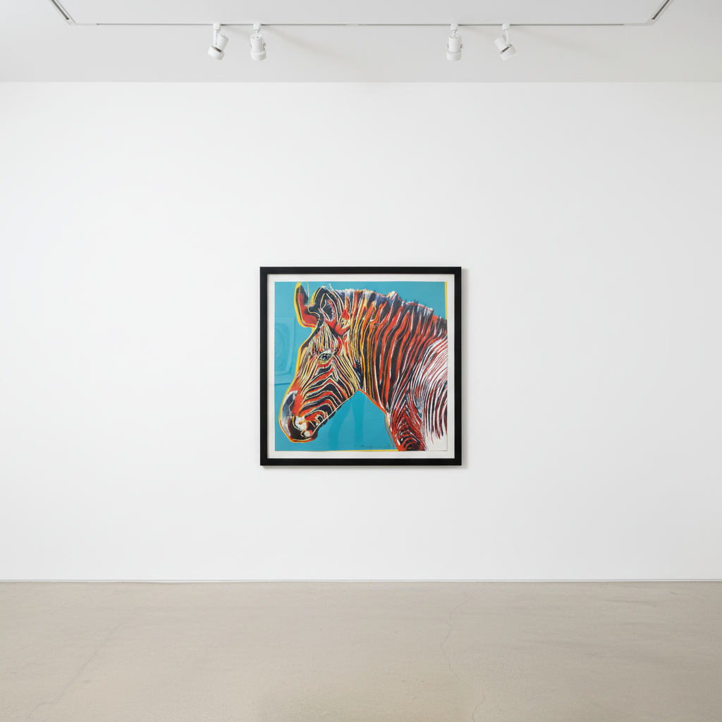 Andy Warhol - Grevy's Zebra F.S. II 300, 1983, Screen print on Lenox Museum Board