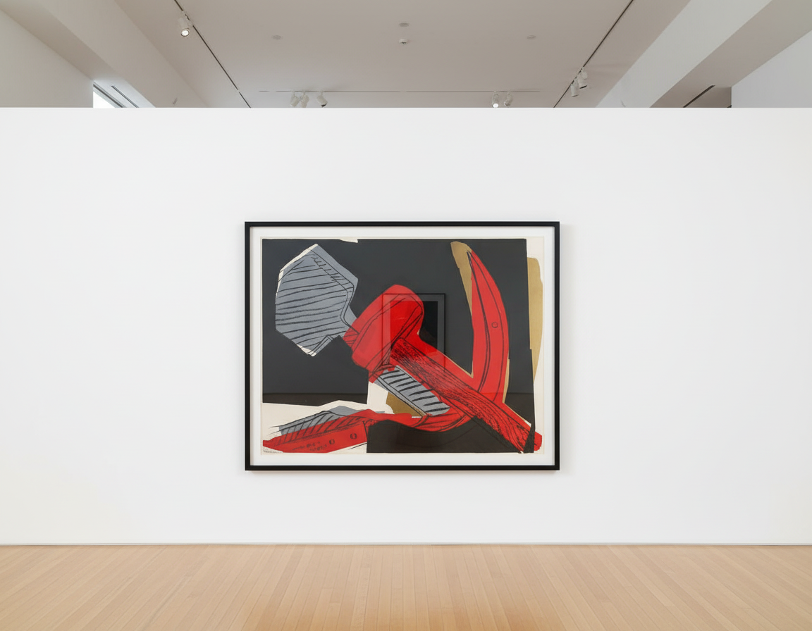 Andy Warhol - Hammer and Sickle (Special Edition) FS II.169, 1977, Screen print on Strathmore Bristol Paper
Signed and num...