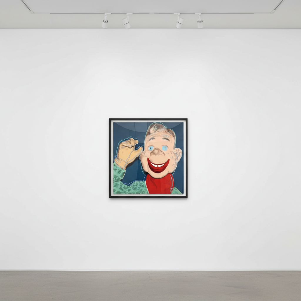 Andy Warhol - Howdy Doody Trial Proof TP 19/30 from Myths, 1981, Screen print with diamond dust on Lenox Museum Board