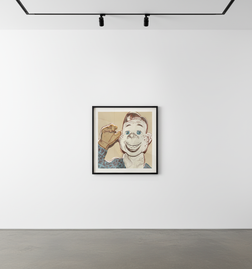 Andy Warhol - Howdy Doody Trial Proof TP 2/30 from Myths, 1981, Screen print with diamond dust on Lenox Museum Board