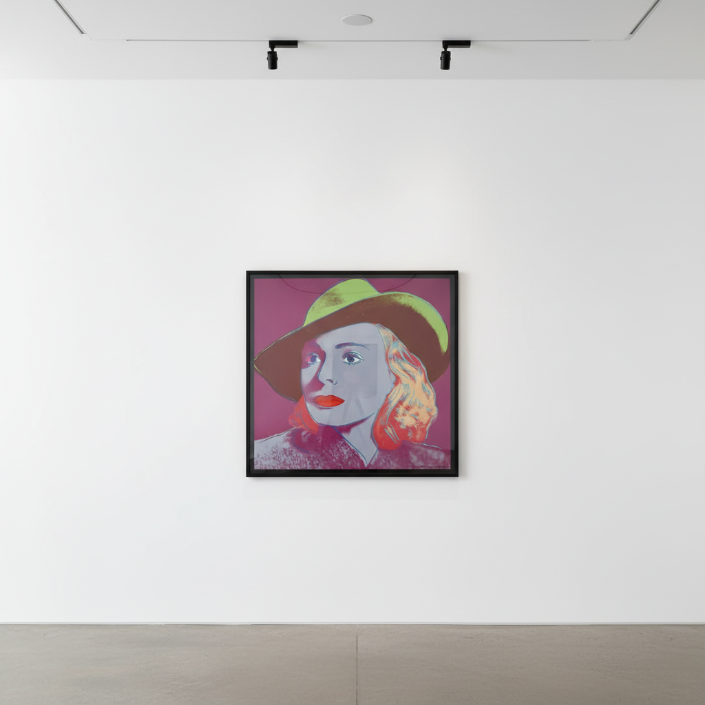 Andy Warhol - Ingrid Bergman With Hat Trial Proof TP 1/30, 1983, Screen print on Lenox Museum Board