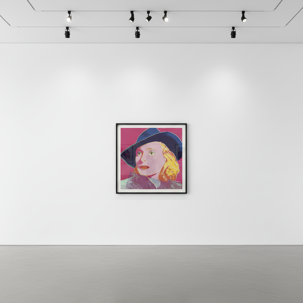 Andy Warhol - Ingrid Bergman With Hat Trial Proof TP 2/30, 1983, Screen print on Lenox Museum Board