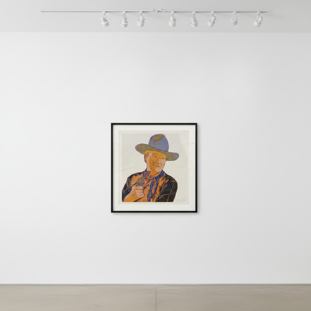 Andy Warhol - John Wayne F.S. II 377, 1986, Screen print on Lenox Museum Board