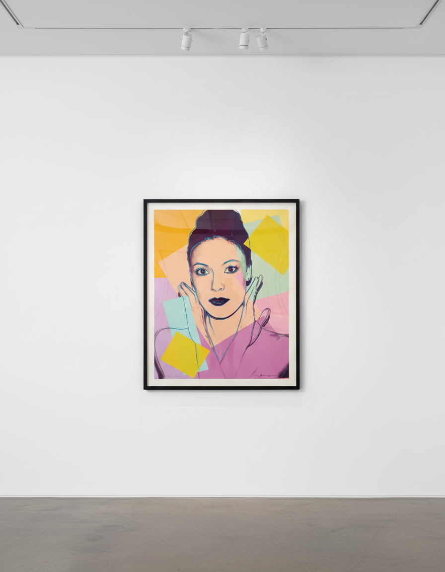 Andy Warhol - Karen Kain F.S. II 236, 1980, Screen print with diamond dust on Lenox Museum Board