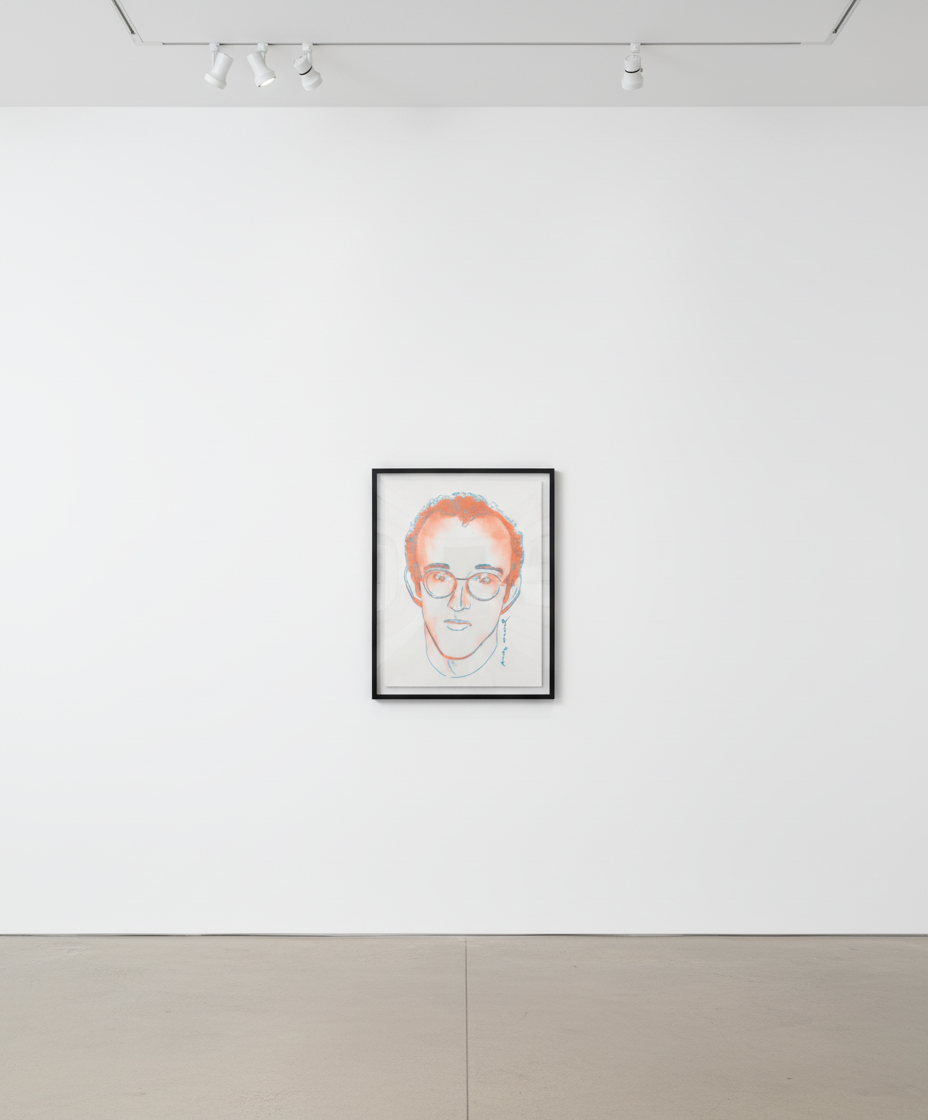 Andy Warhol - Keith Haring, 1986, Silkscreen on cotton t-shirt