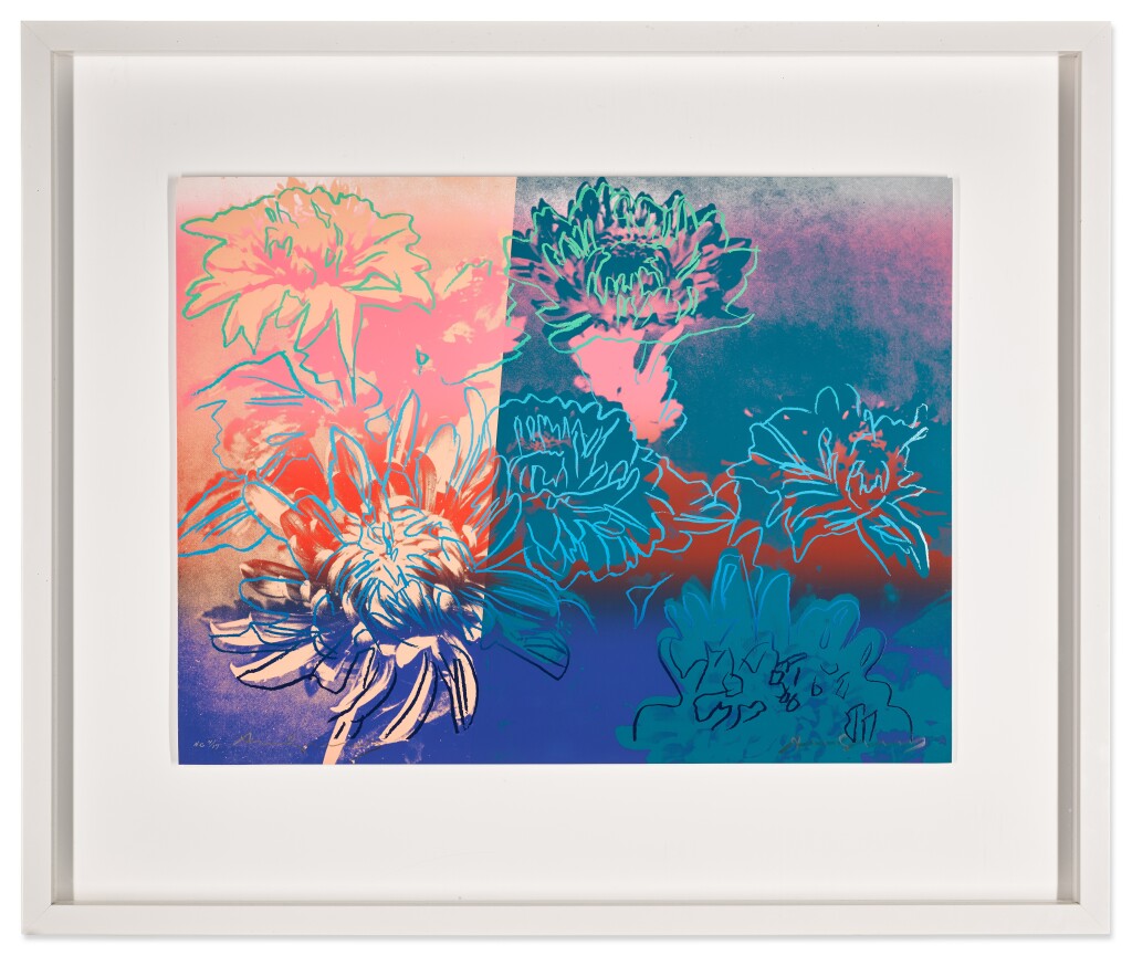 Andy Warhol - Kiku F.S. II 309, 1983, Screen print on Rives BFK paper