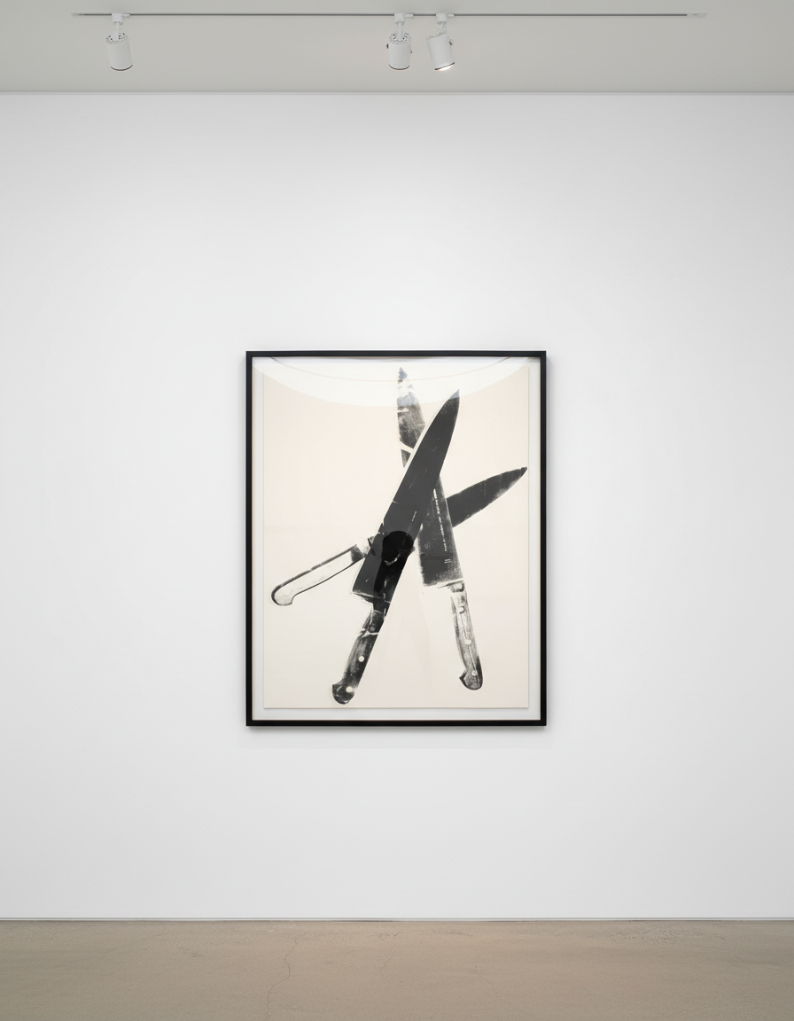 Andy Warhol - Knives F.S. IIIA 32, 1982, Screen Print on Paper